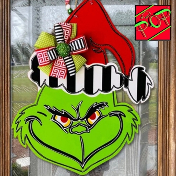 Grinch Wall or Door Hanging - Picture 1 of 1